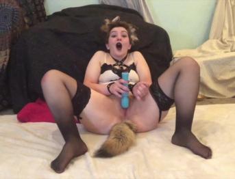 Nasty Furry Ahegao Masturbation (готическая тема)
