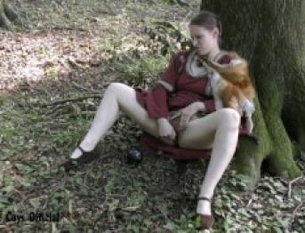 Geile Fickerei auf dem Wikinger Markt! Fetter Wikinger schwängert Подросток